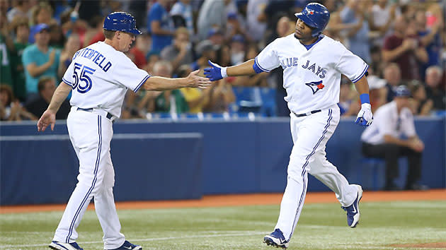 Blue Jays Jose Bautista and Edwin Encarnacion