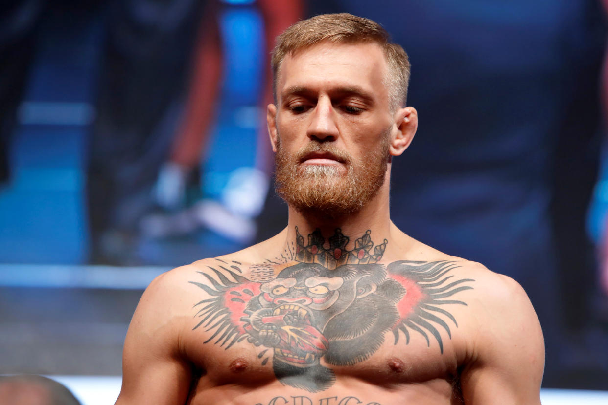 Conor McGregor admitted that he was in the wrong for attacking a man in an Irish pub and said that he'd "made amends. (Reuters)