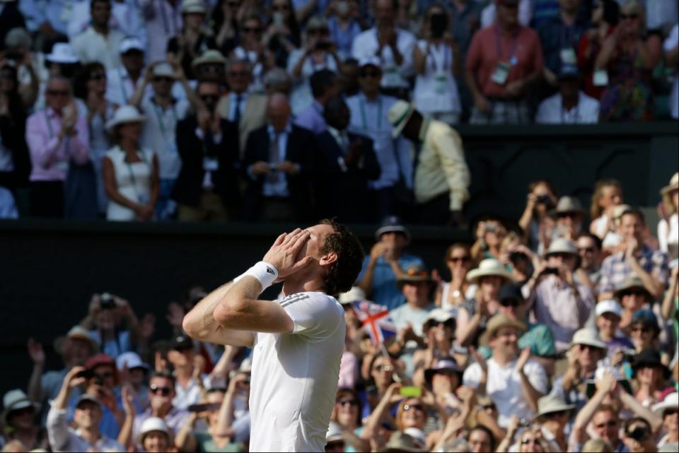 The winning moment (AFP via Getty Images)