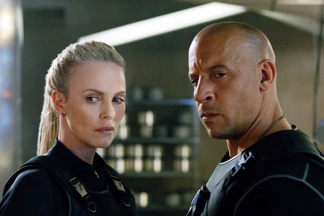 Universal Pictures Charlize Theron and Vin Diesel in 'The Fate of the Furious'