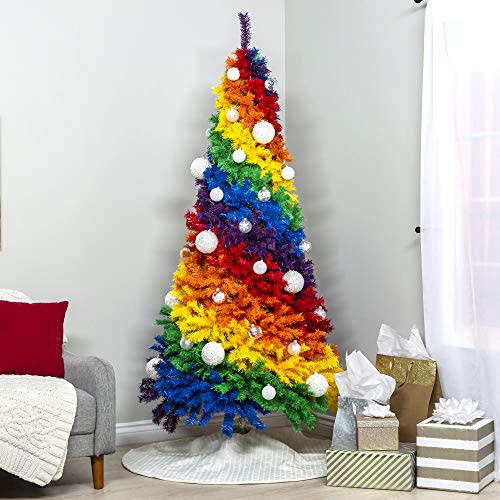 4) Rainbow Fir Christmas Tree