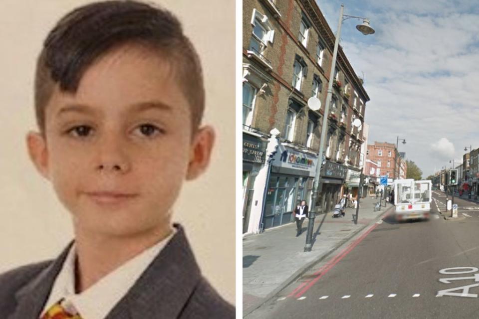 Met Policewere looking for Francis. Shacklewell Lane close to the area he went missing in east London (Met Police/ Google Maps)