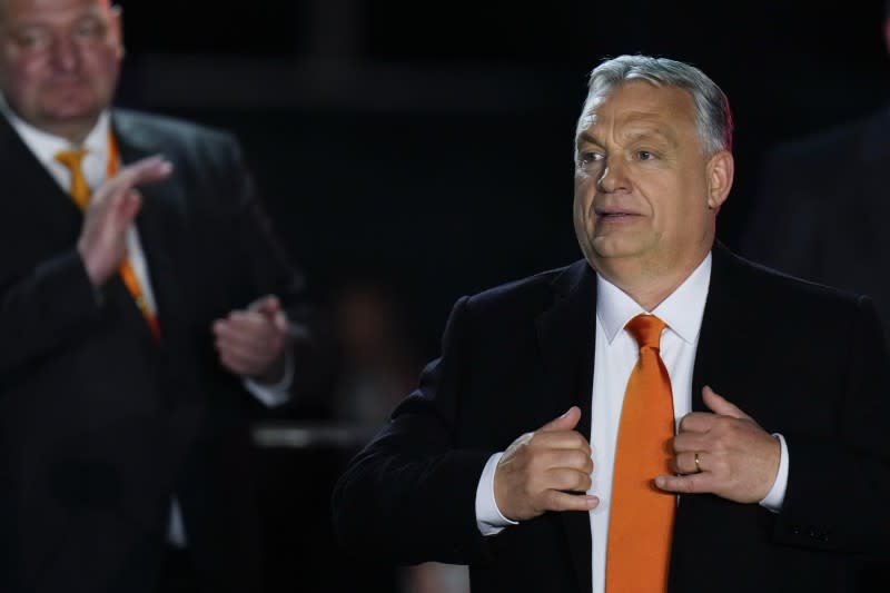 2022年4月3日，匈牙利總理奧爾班（Viktor Orbán）再度贏得大選（AP）