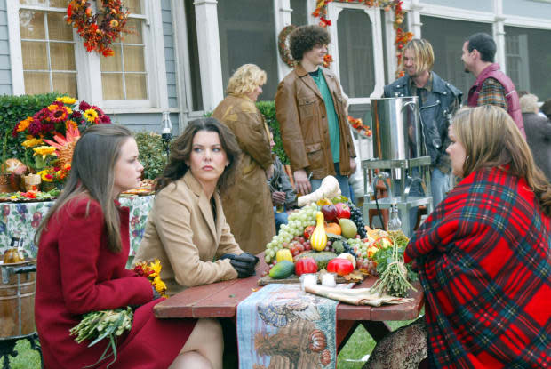 Gilmore Girls" Thanksgiving episode "A Deep-Fried Korean Thanksgiving"<p>CW</p>