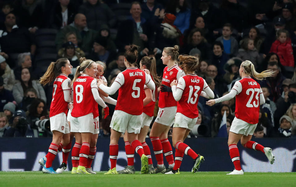 Vivianne Miedema scored six and assisted four in Arsenal's 11-1 win     Action Images via Reuters/Matthew Childs