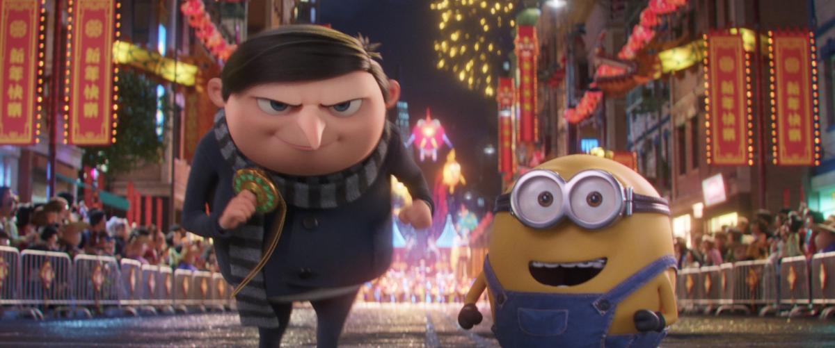 SYFY on X: It is pretty iconic to have a movie made about your rise to  power. Watch how Gru did it in #Minions: Rise of Gru in theaters this  weekend!  /