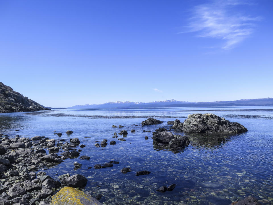 This undated photo provided by Beagle Secretos del Mar shows Beagle Channel in Tierra del Fuego, Argentina. Argentina’s Congress approved on Wednesday, Dec. 12, 2018 two parks in the southernmost Argentine sea, increasing the country’s protected oceans to nearly 10 percent of its total territory and protecting habitat and feeding grounds for penguins, sea lions, sharks and other marine species. (Mariano Rodriguez/Beagle Secretos del Mar via AP)
