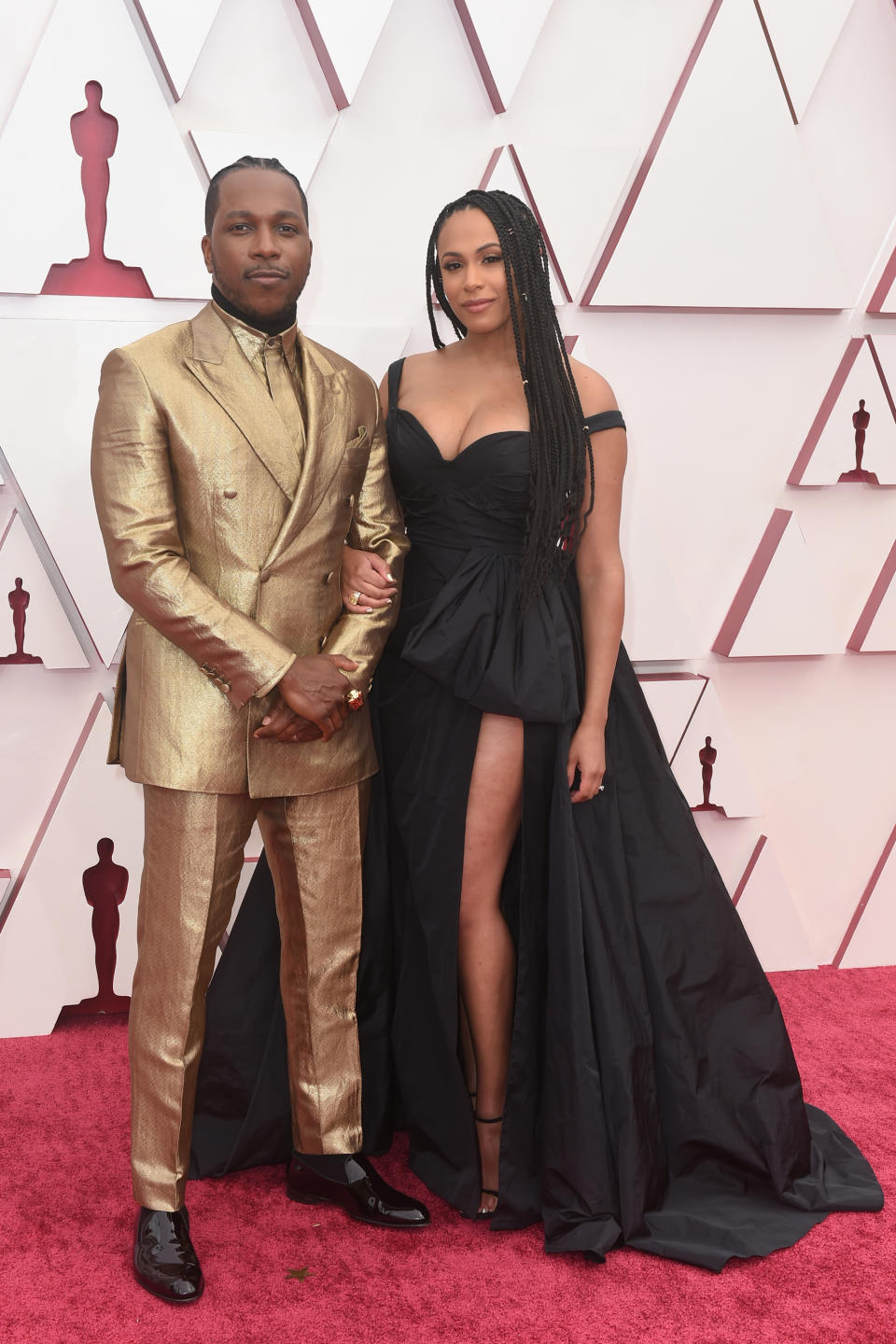 Leslie Odom Jr. and Nicolette Robinson. Photo: Getty