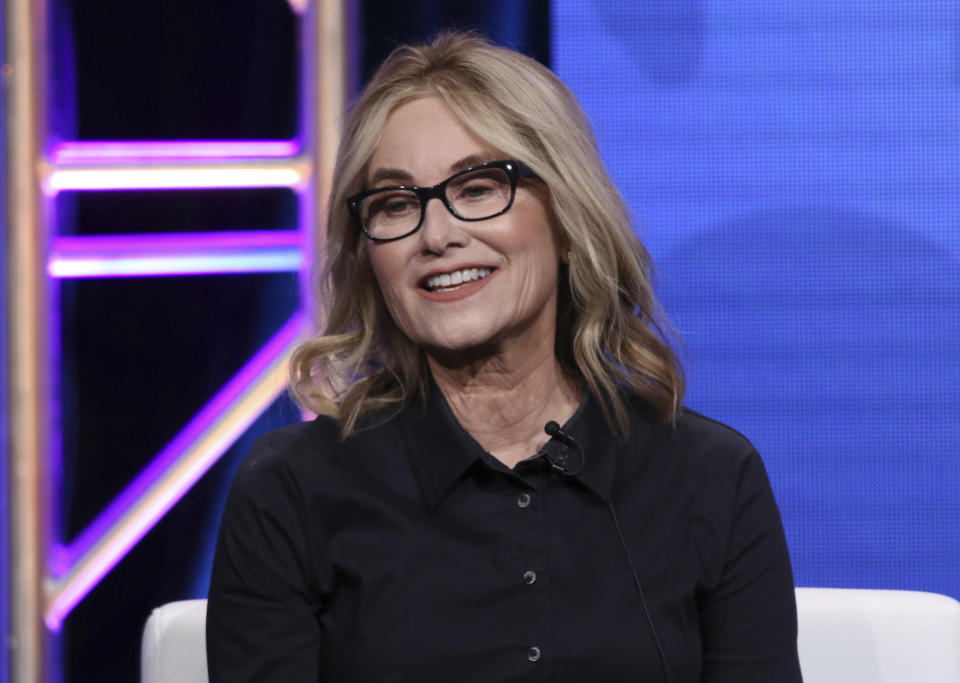 Member of "The Brady Bunch," cast Maureen McCormick participates in HGTV's "A Very Brady Renovation" panel at the Television Critics Association Summer Press Tour on Thursday, July 25, 2019, in Beverly Hills, Calif. (Photo by Willy Sanjuan/Invision/AP)