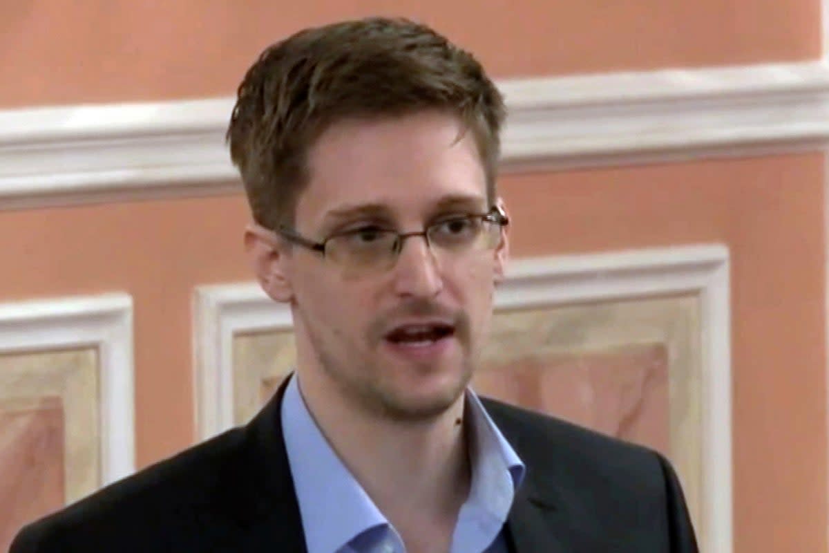 Edward Snowden has been living in Russia since 2013  (AP)