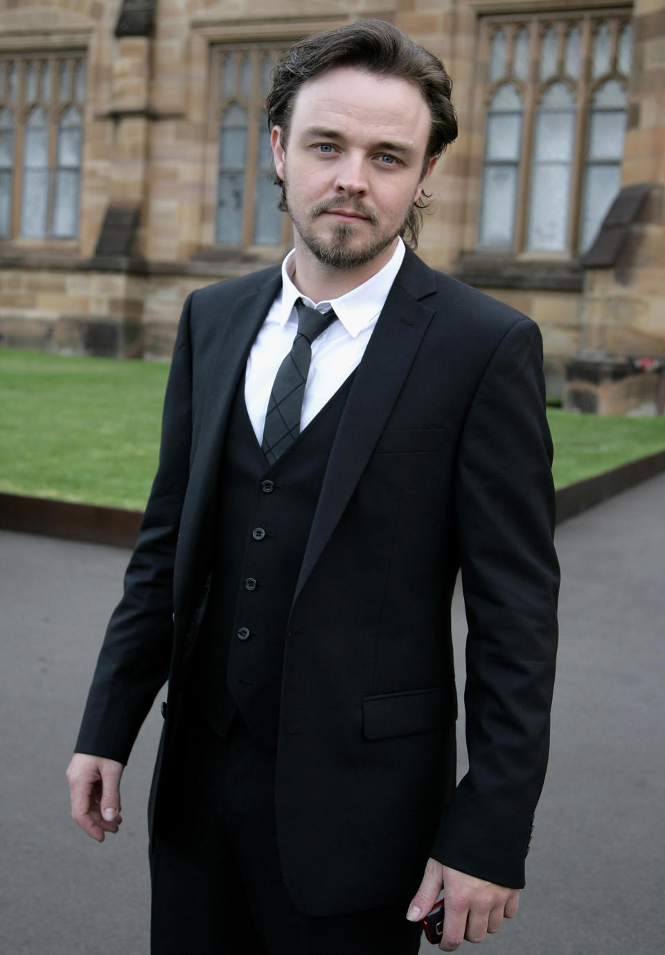 Matthew Newton arriving at the 2009 GQ Men Of The Year Awards