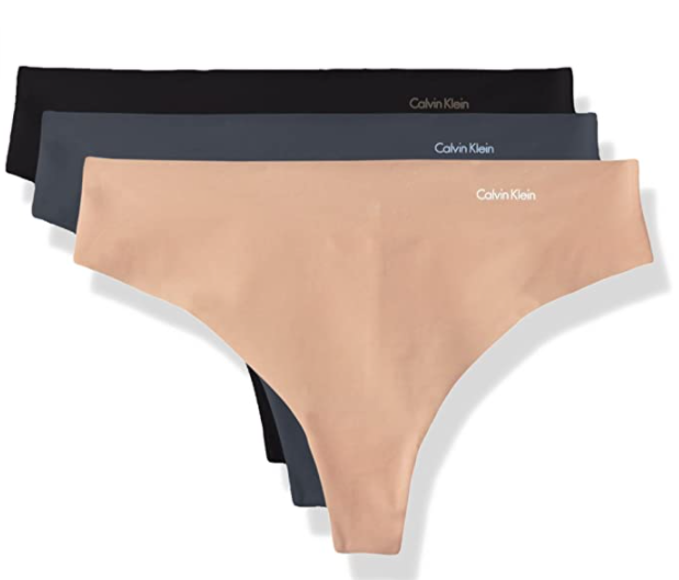 Calvin Klein Women's Invisibles Thong Multipack Panty