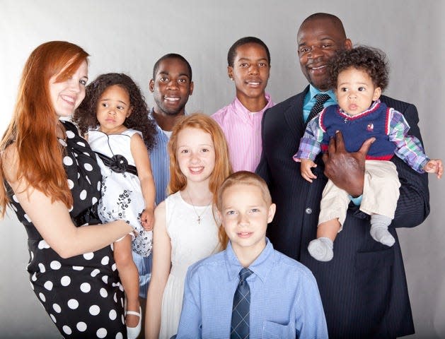 Brooke and Clarence Vaughn and family.