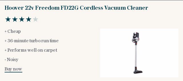 Hoover 22v Freedom FD22G Cordless Vacuum Cleaner