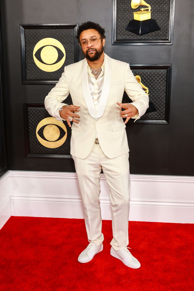 LOS ANGELES, CALIFORNIA - FEBRUARY 05: Shaggy attends the 65th GRAMMY Awards on February 05, 2023 in Los Angeles, California. (Photo by Matt Winkelmeyer/Getty Images for The Recording Academy)