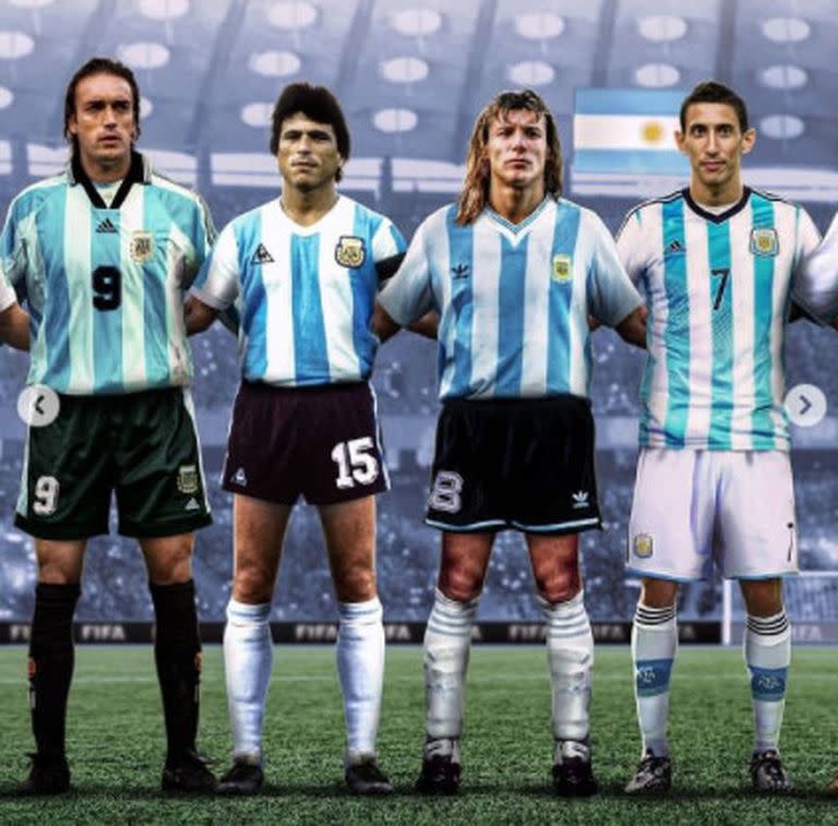 La FIFA eligió a los 16 "íconos" de la Selección y estallaron los reclamos en las redes