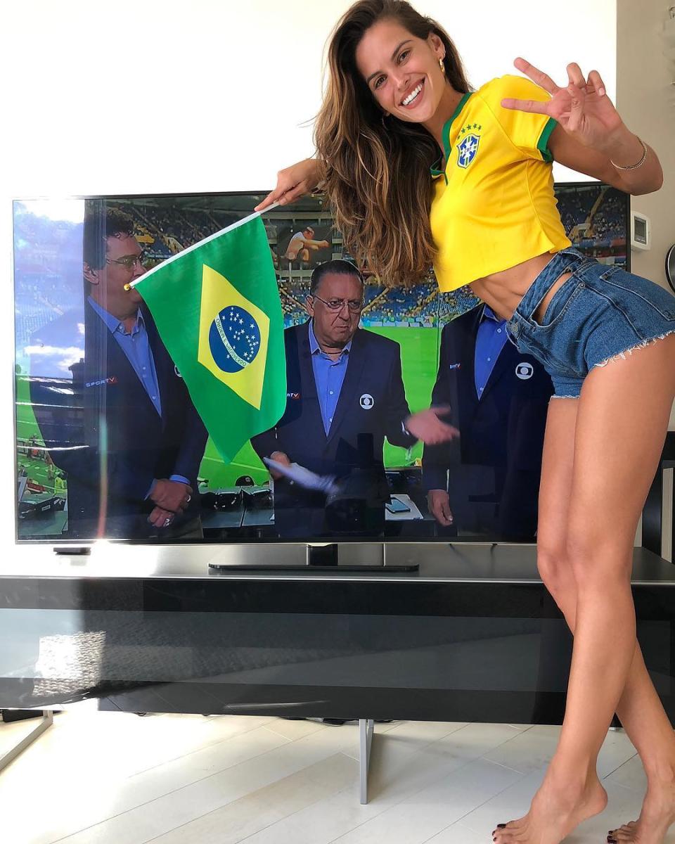 <p>Izabel Goulart, girlfriend of Germany’s Kevin Trapp </p>