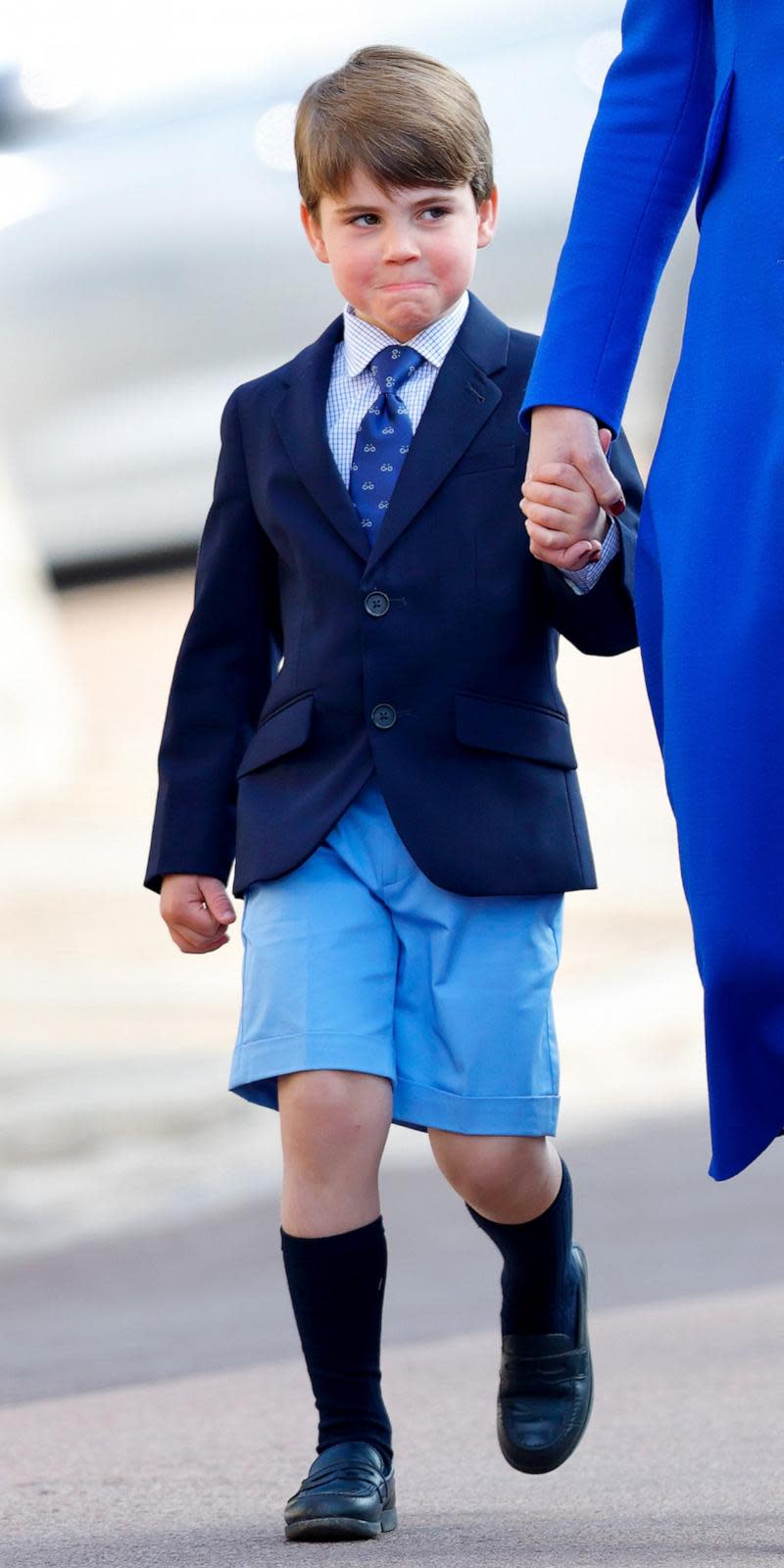 PHOTO: Prince Louis of Wales attends the traditional Easter Sunday Mattins Service at St George's Chapel, Windsor Castle, on April 9, 2023, in Windsor, England. (Max Mumby/indigo via Getty Images, FILE)