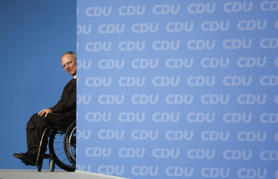 Wolfgang Schäuble zieht sich zurück - wohin steuert die CDU? (Bild: REUTERS/Alex Domanski)