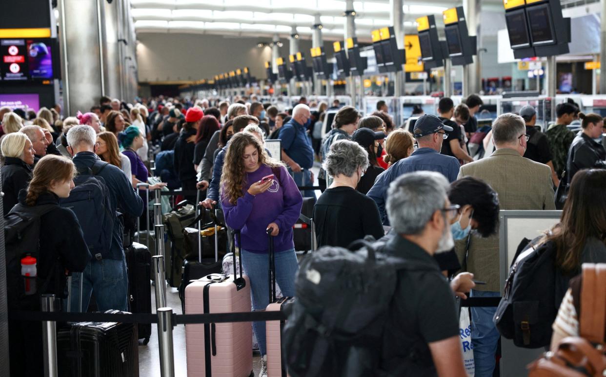 A packed terminal