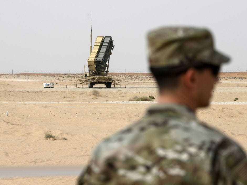 Patriot missile defense in Saudi