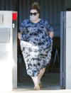 <p>Chrissy Metz steps out to run errands in a tie dye dress on Monday in L.A. </p>