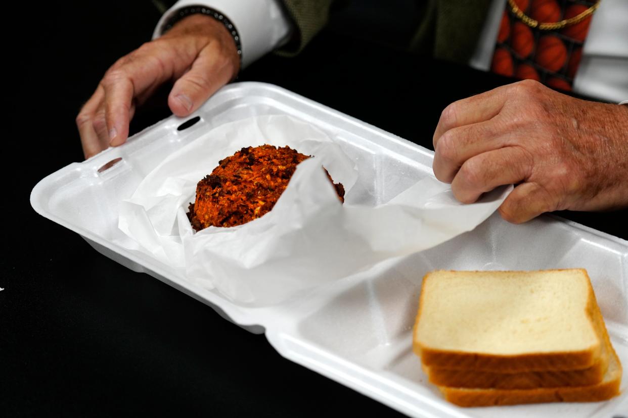 The Butler County Jail serves the "warden burger" to inmates in disciplinary isolation.
