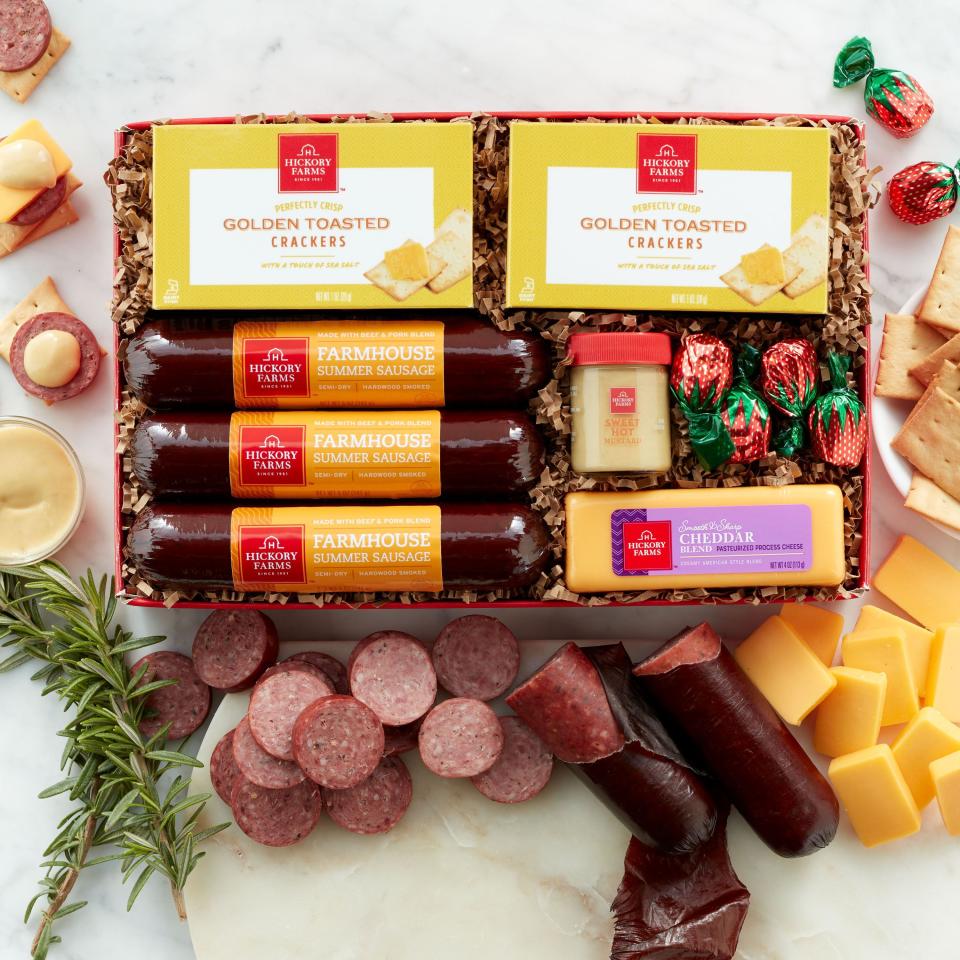 Hickory Farms Farmhouse Collection Gift Box