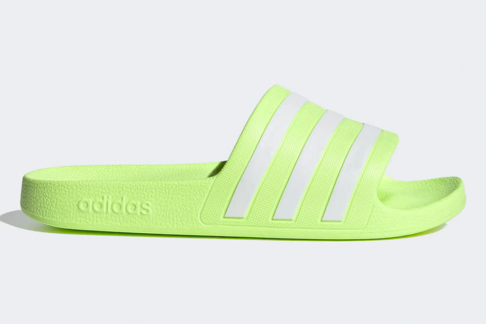 adidas, slides, green