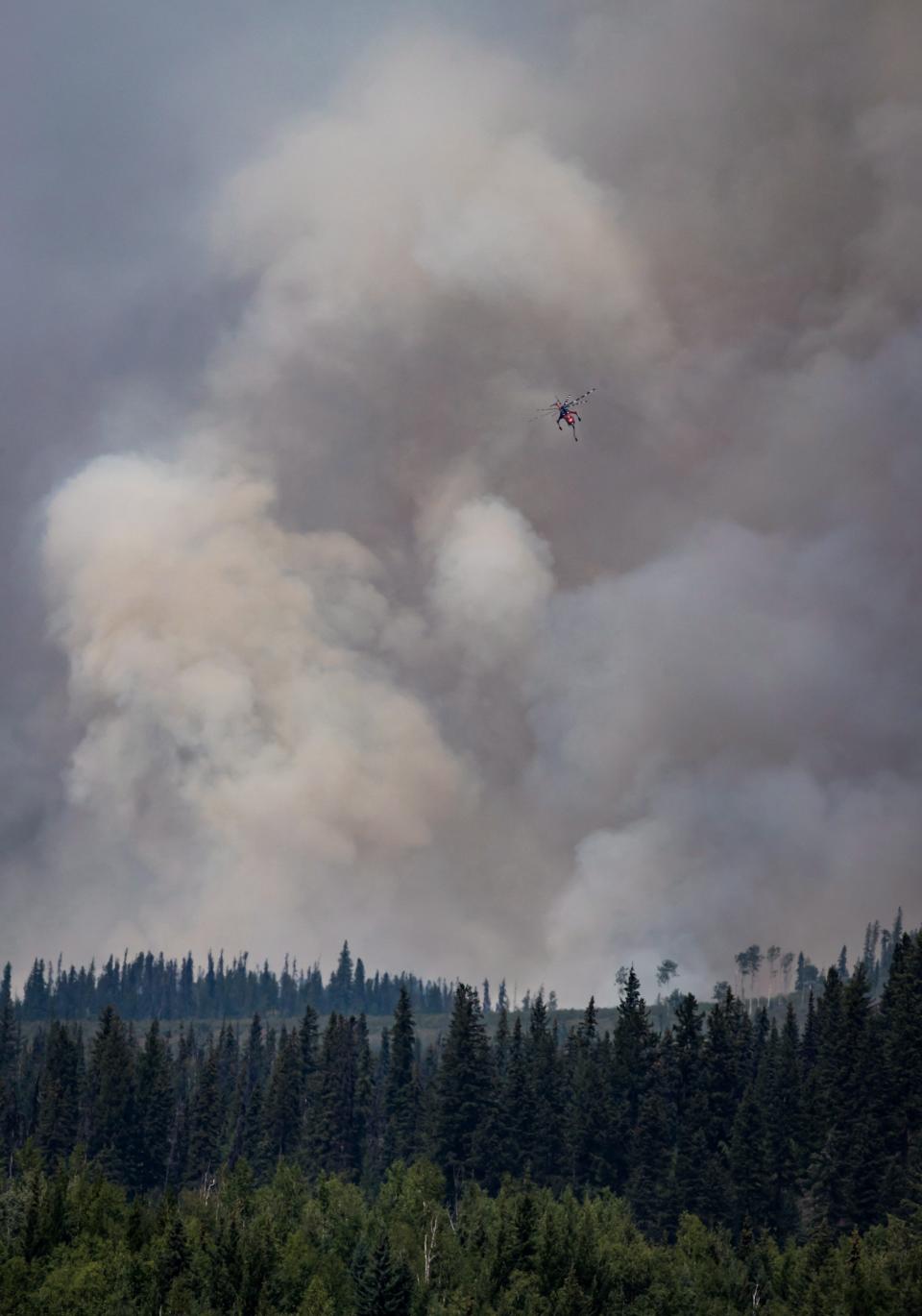 PHOTOS: B.C. wildfires choke western Canada in smoke