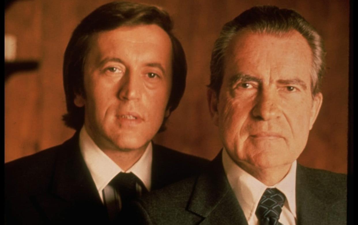 True grit: David Frost with Richard Nixon - Getty