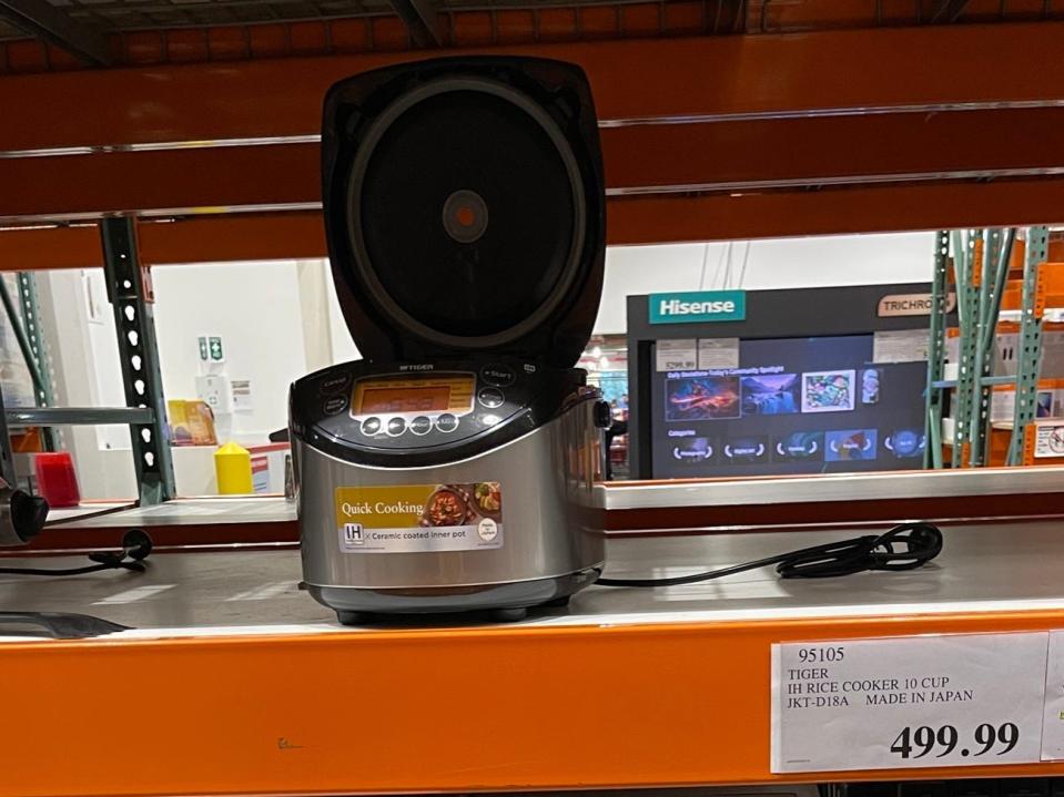 A rice cooker for sale at Costco in Sydney Australia