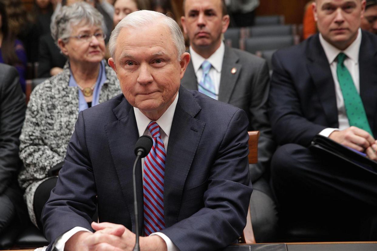 The US Attorney General faces questions from lawmakers again on whether he had contacts with Russians during the presidential campaign last year: Getty