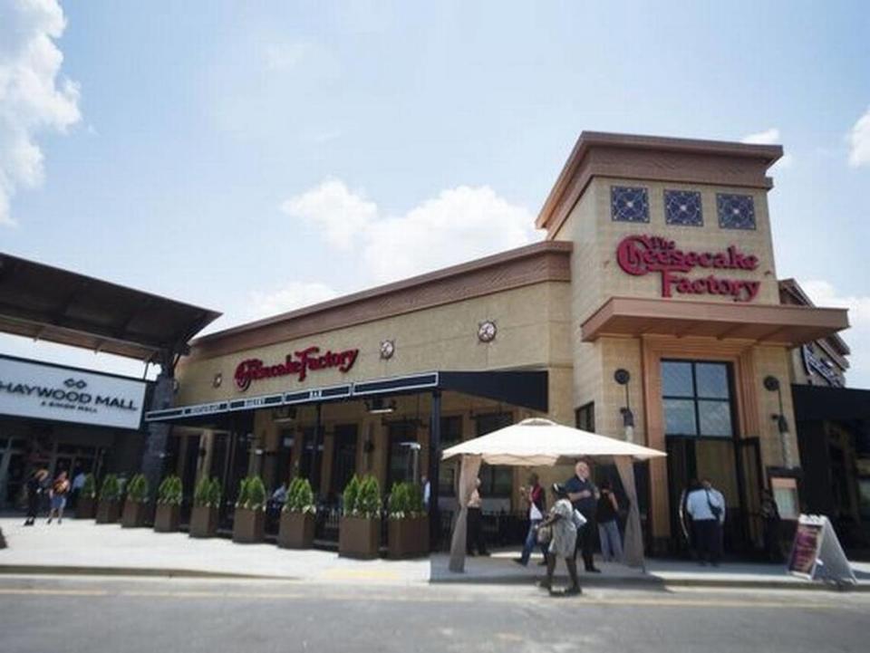 The Cheesecake Factory opened in Greenville this spring. One of its dishes was noted in the Xtreme Eating Awards.