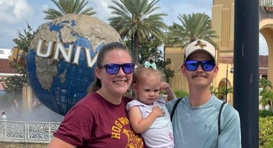 The Cole family is no longer spending their days at Disney but instead visiting Universal in Central Florida. Holly Cole / SWNS