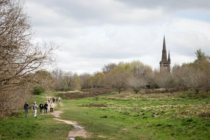 Walkers on Kersal Moor, Salford -Credit:Manchester Evening News