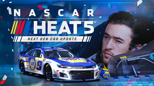 Motorsport Games Inc. have released the NASCAR Heat 5 - Next Gen Car Update offering fans the exhilarating opportunity to experience the debut of the 2022 NASCAR Cup Series Chevrolet Camaro ZL1, Ford Mustang GT, and Toyota Camry TRD Next Gen cars.