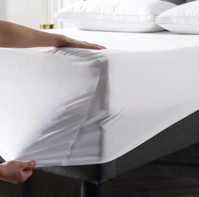 Sleep Options Premium Twin-Size Waterproof Mattress Pad and Protector