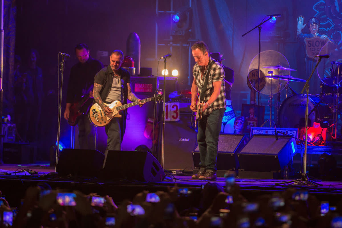 Bruce Springsteen will headline the surf/music/art festival Sea.Hear.Now in Asbury Park on Sunday, bringing a legendary Jersey surf and rock tale full circle. Bruce joined Social Distortion on stage in 2018. <p>LJ Hepp</p>