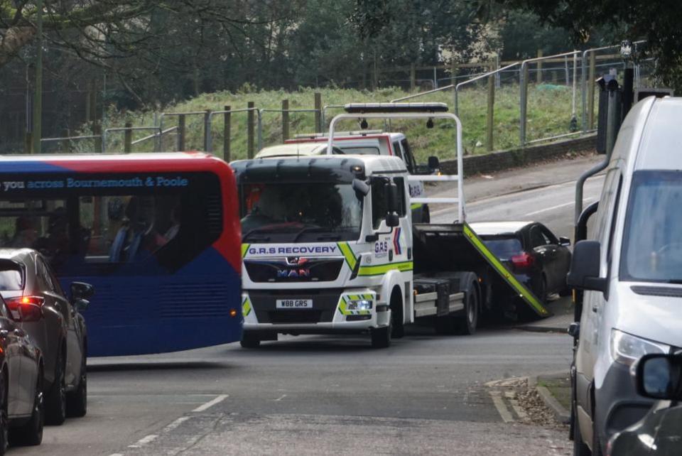 Bournemouth Echo: Crash in Manor Road