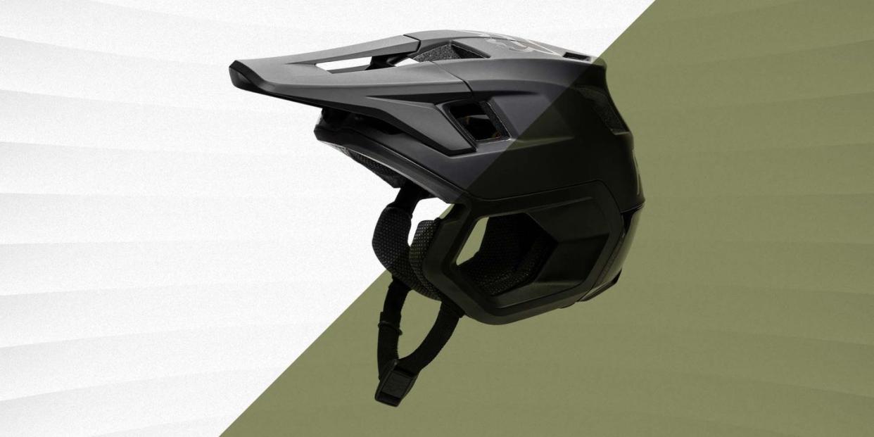 fox racing dropframe pro helmet in black