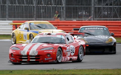 Silverstone Classic 2016, 29th-31st July, 2016, Silverstone Circuit, Northants, England. Nadine Geary (FRA) Chrysler Viper GTS-R Copyright Free for editorial use only Mandatory credit – Jakob Ebrey Photography  - Credit: Edd Hartley /Jakob Ebrey Photography