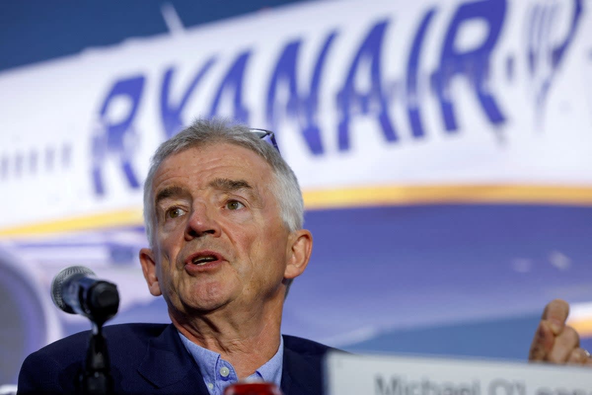 More than a million people have signed a petition calling for France to protect overflights during strikes, Ryanair boss Michael O’Leary said (REUTERS/Evelyn Hockstein/File Photo)