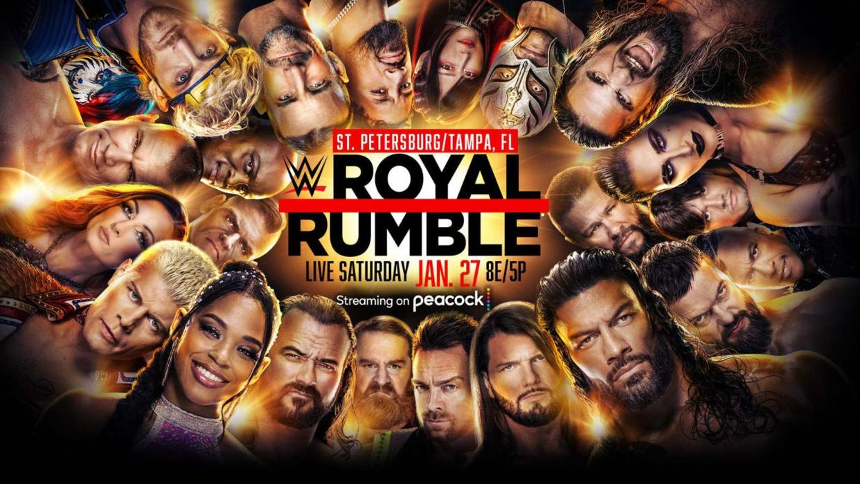  WWE Royal Rumble 2024 poster. 