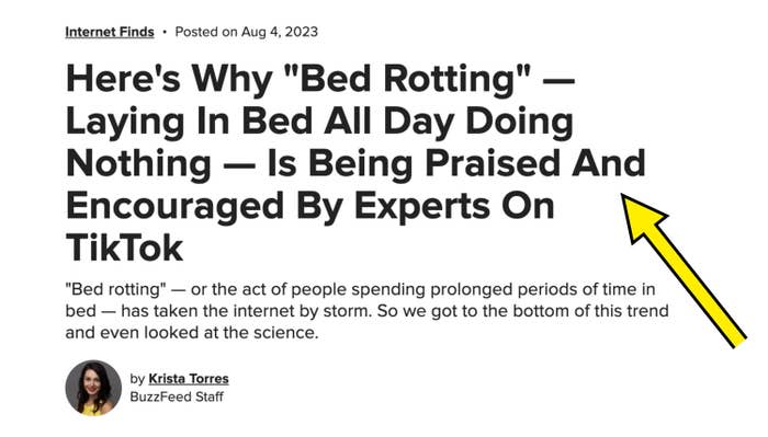 "Here's Why 'Bed Rotting' — Laying In Bed All Day Doing Nothing — Is Being Praised And Encouraged By Experts On TikTok"