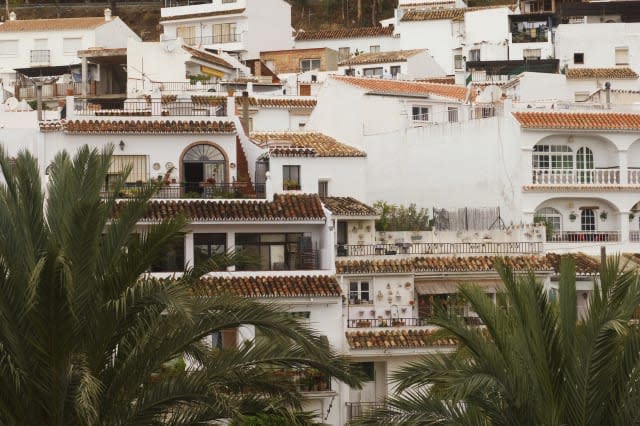 Spain, Andalucia, Costa Del Sol, Near Malaga, Mijas Village