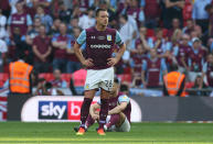 <p>It was not to be a happy ending for Terry though. He spent the final year of his career playing for Aston Villa and the final game of a fine career was a play-off final defeat to Fulham at Wembley (Getty Images) </p>