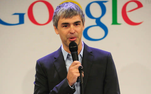 Google co-founder Larry Page - Credit: AFP