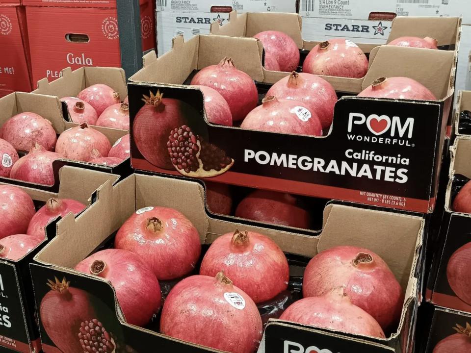 Pomegranates at Costco