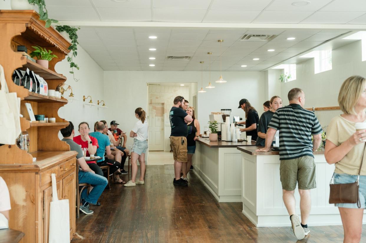 Owners Brandie Potzick and Austin Kolaczk aimed to create a homey environment where customers feel a sense of community.